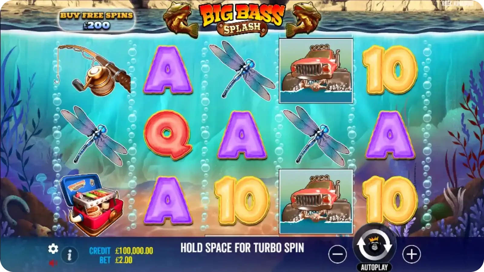 Bonus Features in our slot Big Bass Splash
