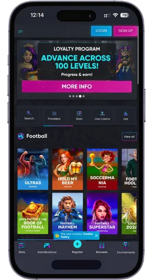 Opening a UK-licensed casino in Safari to play Big Bass Splash